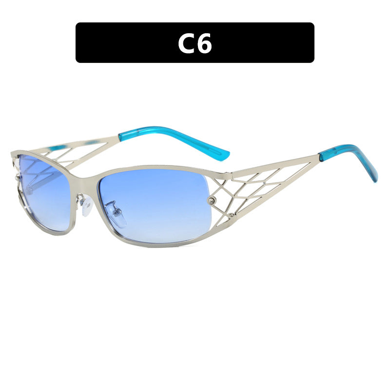 Women's modern sunglasses with structured design and UV protection Skanto