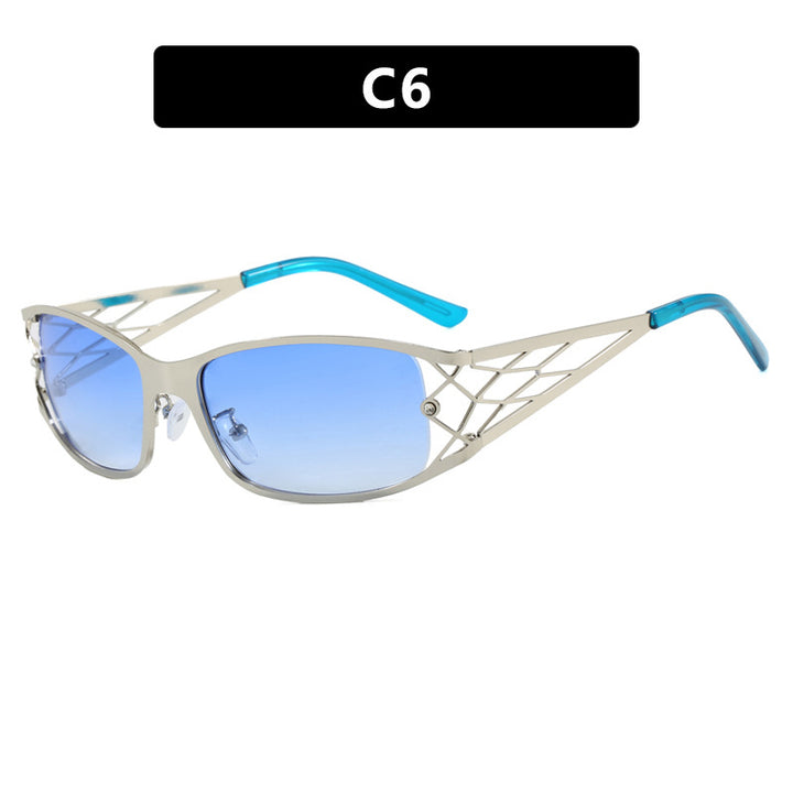 Women's modern sunglasses with structured design and UV protection Skanto