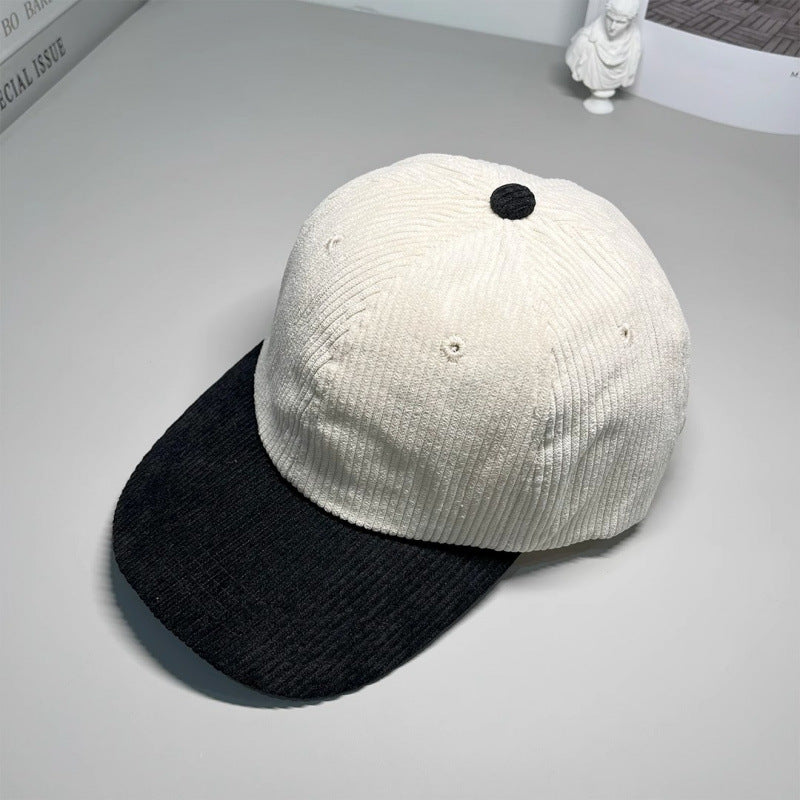 Kvinnenes kordfløyels baseball cap Skanto