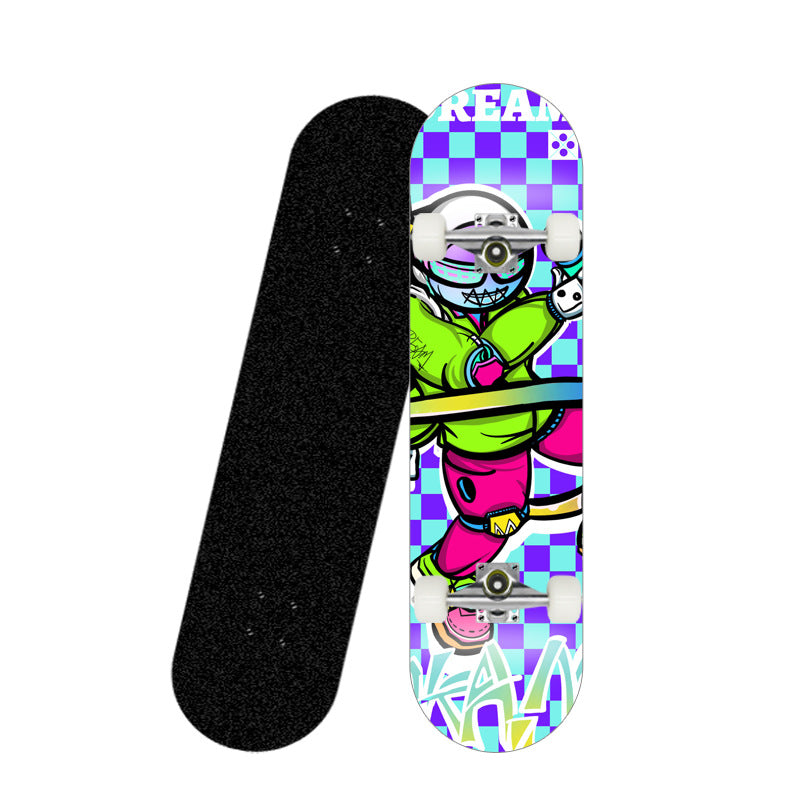 Dekorativ Skateboard Deck Skanto