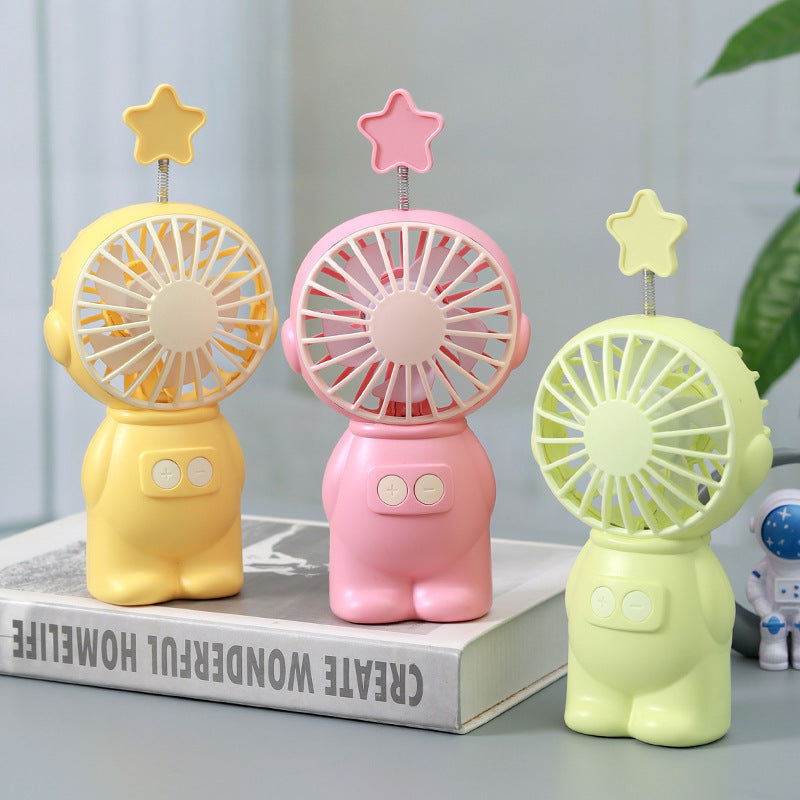 Unisex Bærbar Mini-vifte i kreativt figurd Design Skanto
