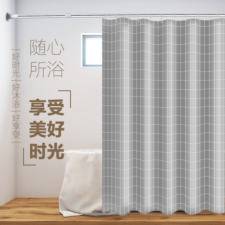 Moderne Geometrisk Mønster Dusjforheng Skanto