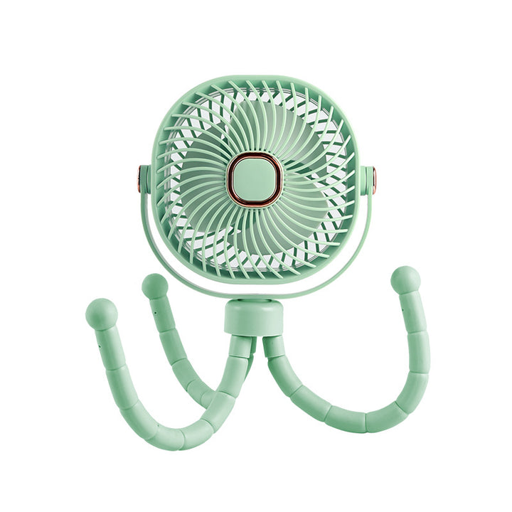 Unisex Mini-Bærbar Vifte med fleksibel Feste Skanto
