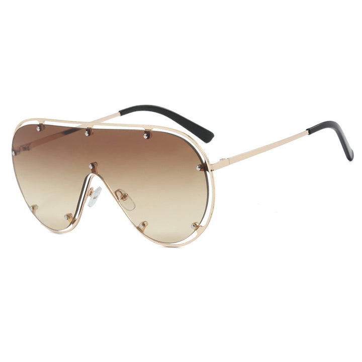 Women's Fashionable Oversized Sunglasses in Stylish Retro Design Skanto