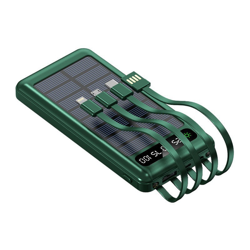Solar Powerbank med multifunksjonelle ladealternativer Skanto