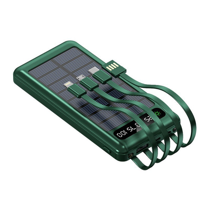 Solar Powerbank med multifunksjonelle ladealternativer Skanto