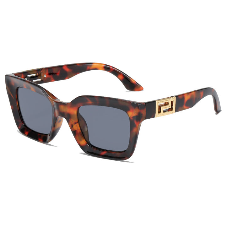 Dame kvadratisk solbrille med luksuriøs design Skanto