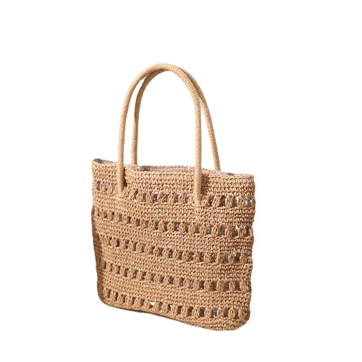 Stylish rattan shopper bag Skanto