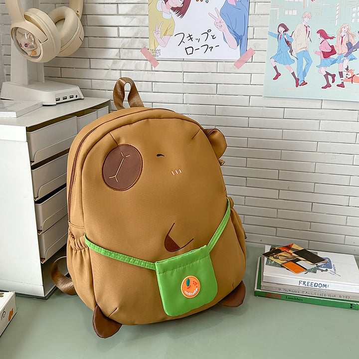 Søt tegneseriefigur mini skoleveske