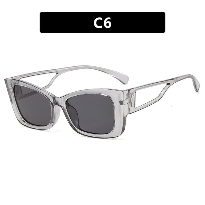 Women's Fashionable Cat-Eye Sunglasses with Stylish Frame and UV Protection Skanto