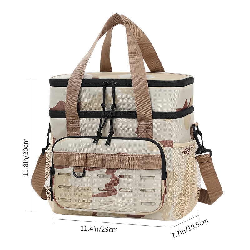 Dame isolert og slitesterk kjølebag i moderne camouflagedesign Skanto