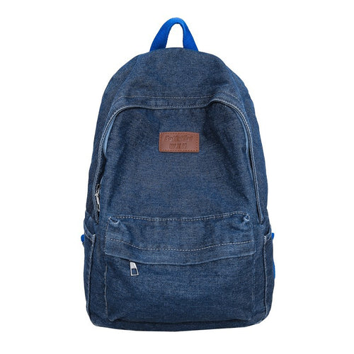 Stilig Denim Skolesekk Skanto