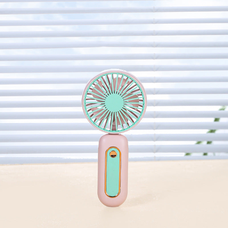 Unisex Bærbar Håndvifte med LED-skjerm og ergonomisk grep Skanto