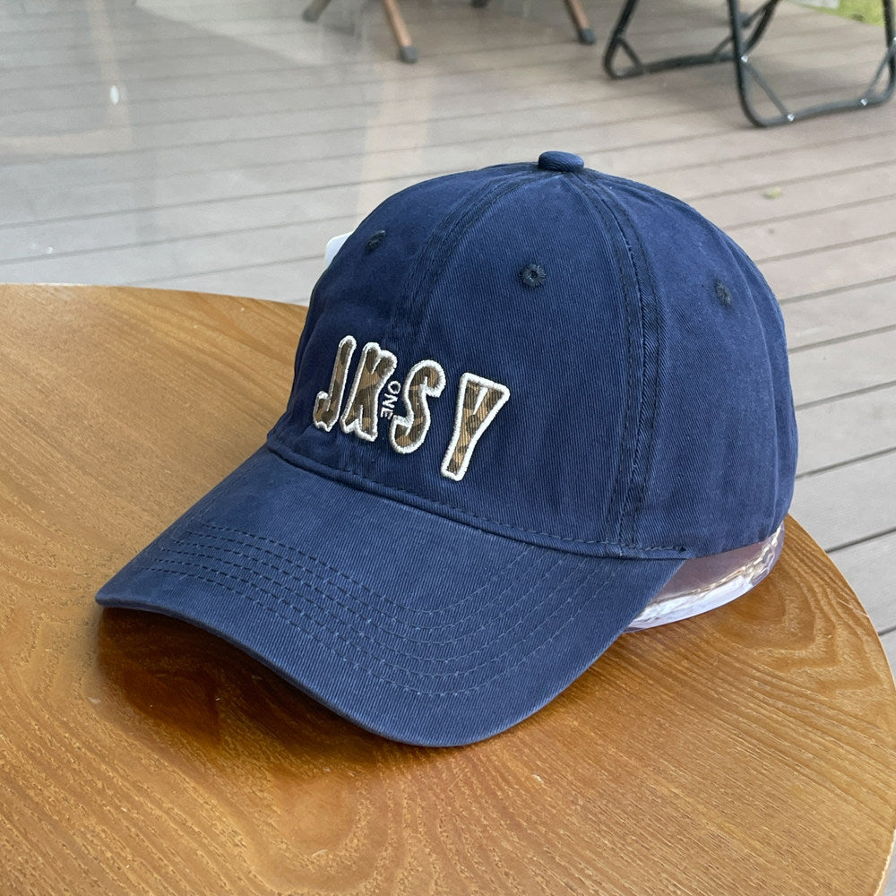 Unisex Casual Justerbar Brodert Caps Skanto