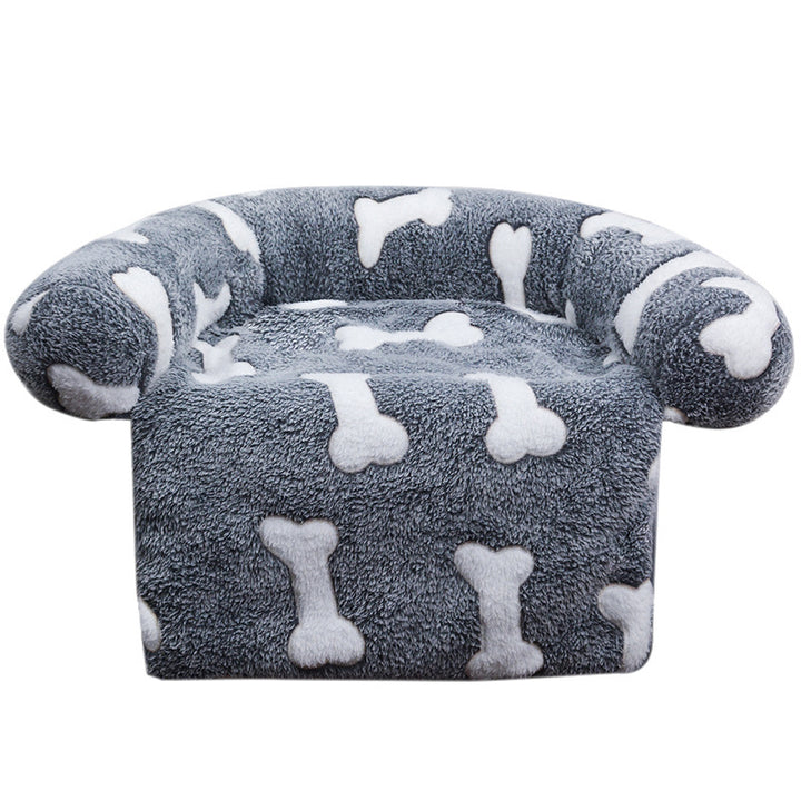 Plush Star Mønstrede Lounge Stol Hundeseng