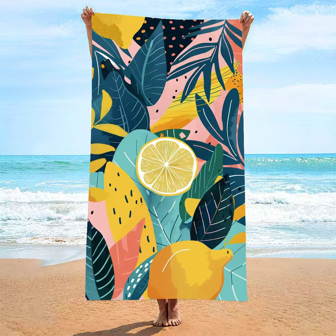 Women's beach towel with creative golf theme Skanto