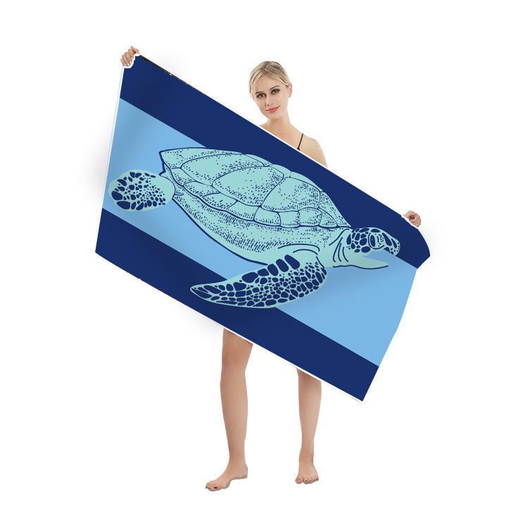 Strandhåndkle med kreativt mandala-design Skanto
