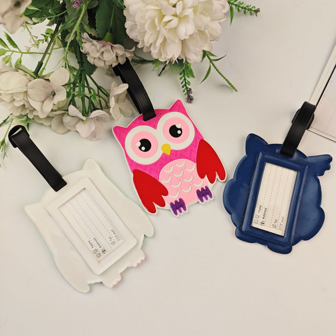Unisex Lekfull Ugle Bagasjelapp Skanto