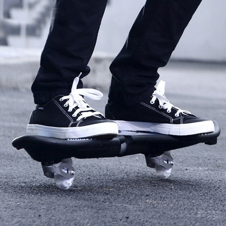 Skanto | Motedrakt Vulkanmønster To-hjul Skateboard Blinkende Lys Hjul Vitalitet Bord (Rosa)