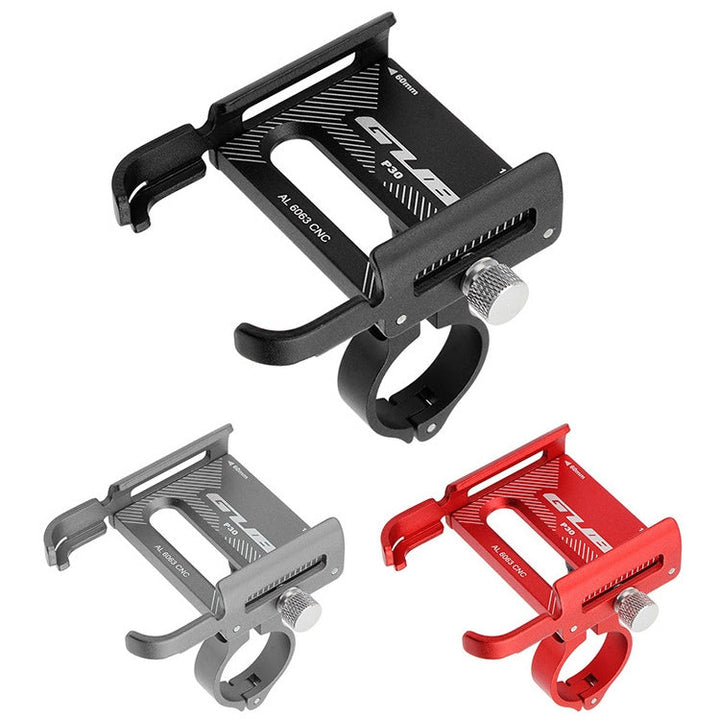 Skanto | GUB P30 Aluminium Sykkel Telefonholder (Svart)