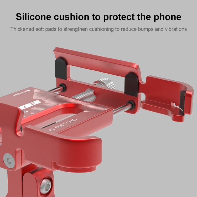 Skanto | GUB P30 Aluminium Sykkel Telefonholder (Svart)