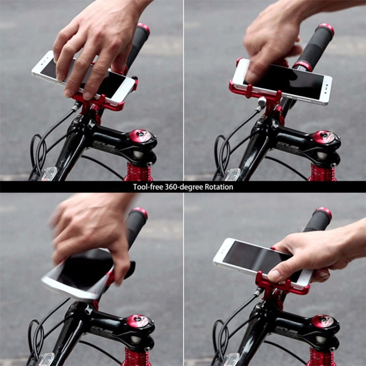 Skanto | GUB Plus 6 Aluminiumlegering MTB Sykkel Telefonholder (Svart)