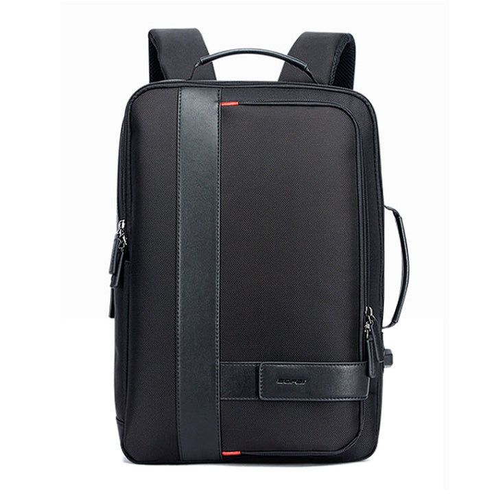 Skanto | Bopai 751-006561 Stor kapasitet forretningsavslappet pustende laptop ryggsekk med ekstern USB-port, Størrelse: 29 x 16 x 44 cm (Svart)
