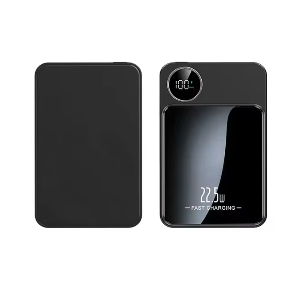 Norvo | mAh Magnetisk Trådløs Bærbar Power Bank Kompatibel med iPhone