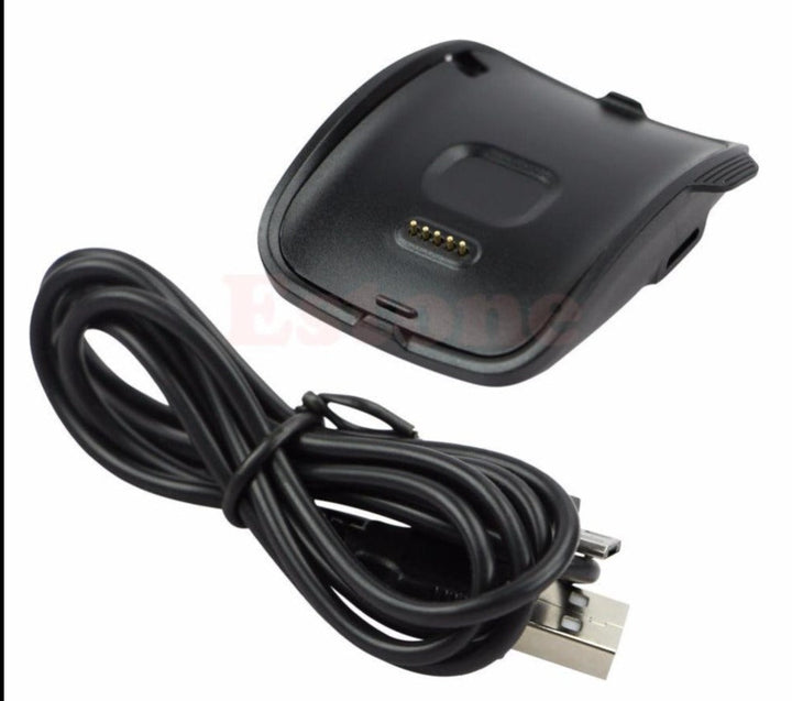 Skanto | OOTDTY Smartklokke Lader Ny Smartklokke Svart Ladebase Lader Dock For Samsung Gear S SM R750