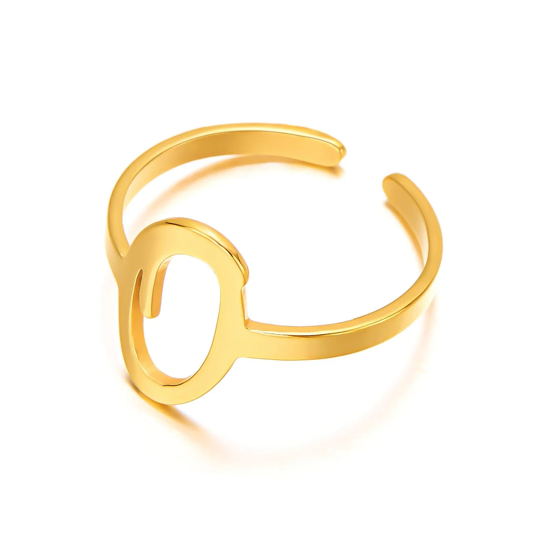 Skanto | Justerbar Kursiv Skrivebokstav Ring