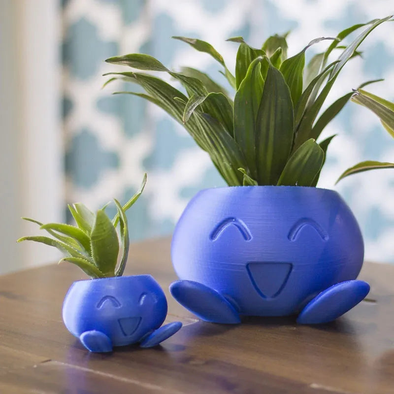Skanto | Blomsterkull | Keramisk Blomsterpotte med Ansikt for Små Planter