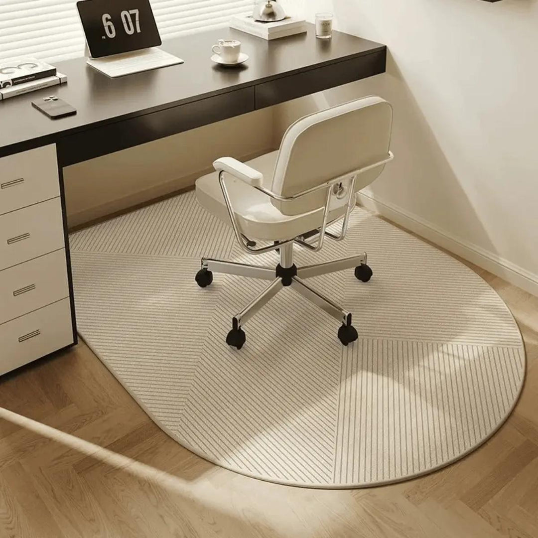 FloorShield Stolenmatte – Transparent Beskyttelsesmatte for Kontorstoler | Skanto