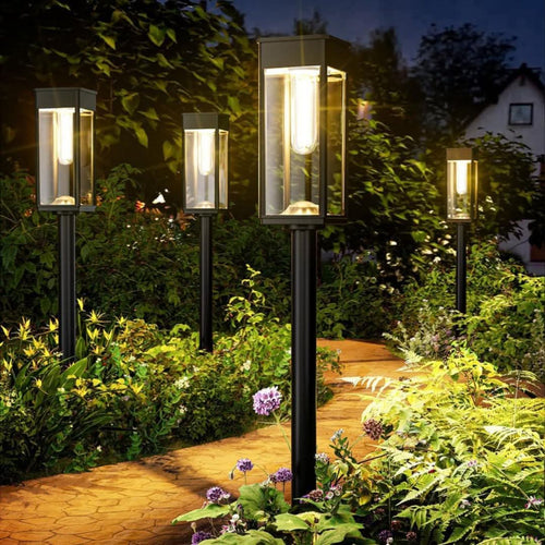 Kabellose Solar-Gartenlaterne – GlowPath