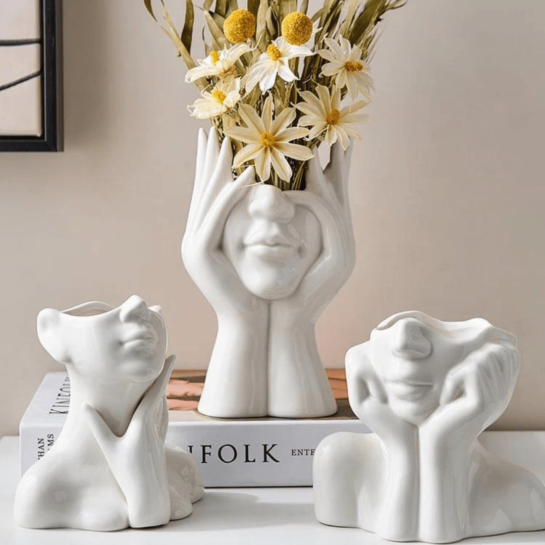 ClayLuxe Keramiske Vaser – Minimalistisk Design for et Stilfullt Hjem Skanto