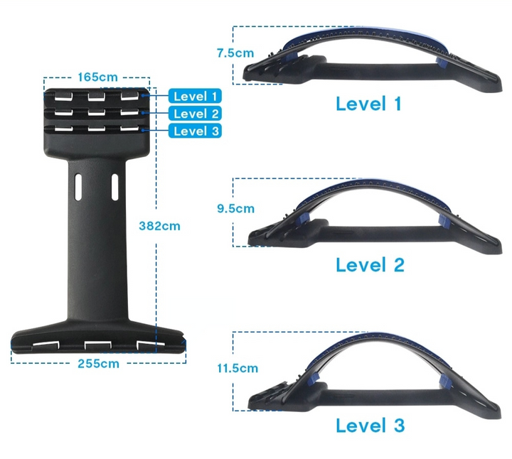 Ergonomisk Ryggmassasje Strekk Brett Skanto
