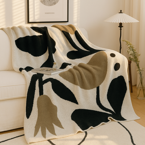 Skanto | Onyx Koselig All-Season Reiseseng Te Blanket