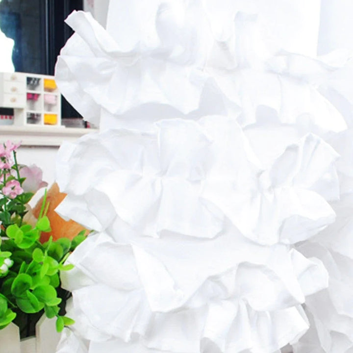 Ophelia Ruffled Duschgardin Skanto