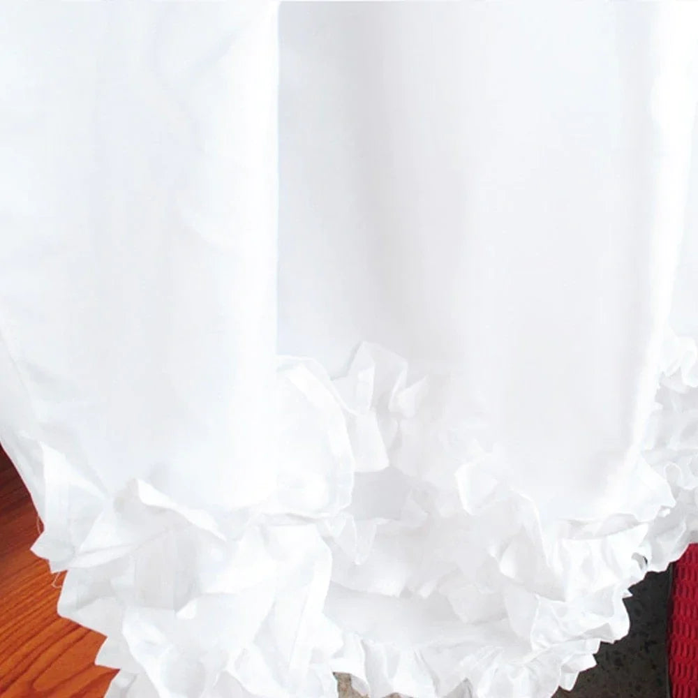 Ophelia Ruffled Duschgardin Skanto