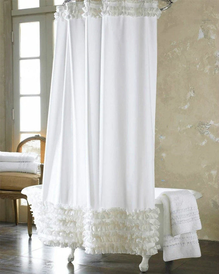 Ophelia Ruffled Duschgardin Skanto