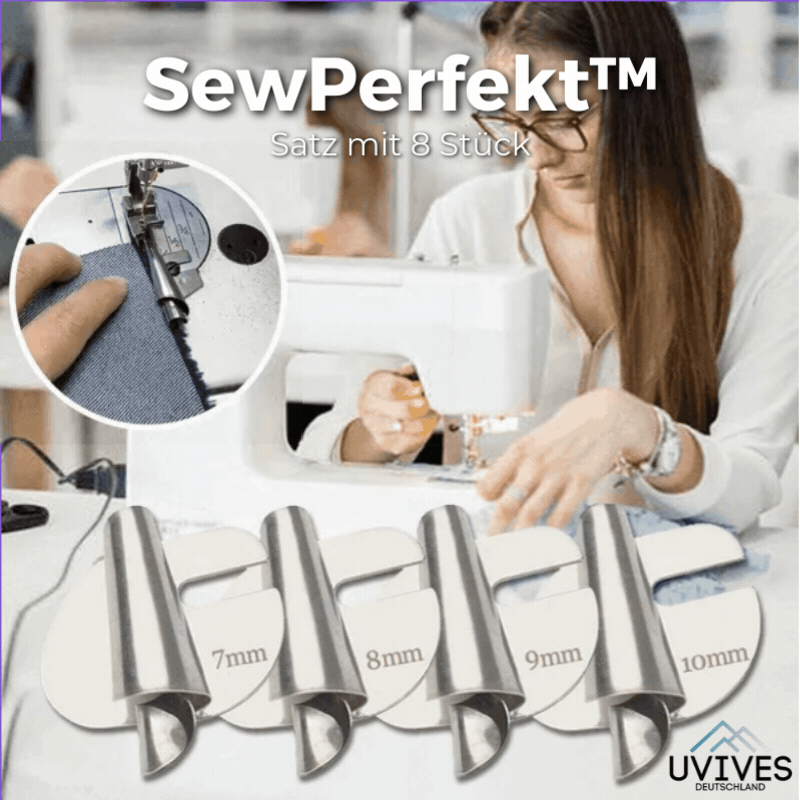 SewPerfect Spiral syrohrfotsett med 8 deler | Skanto