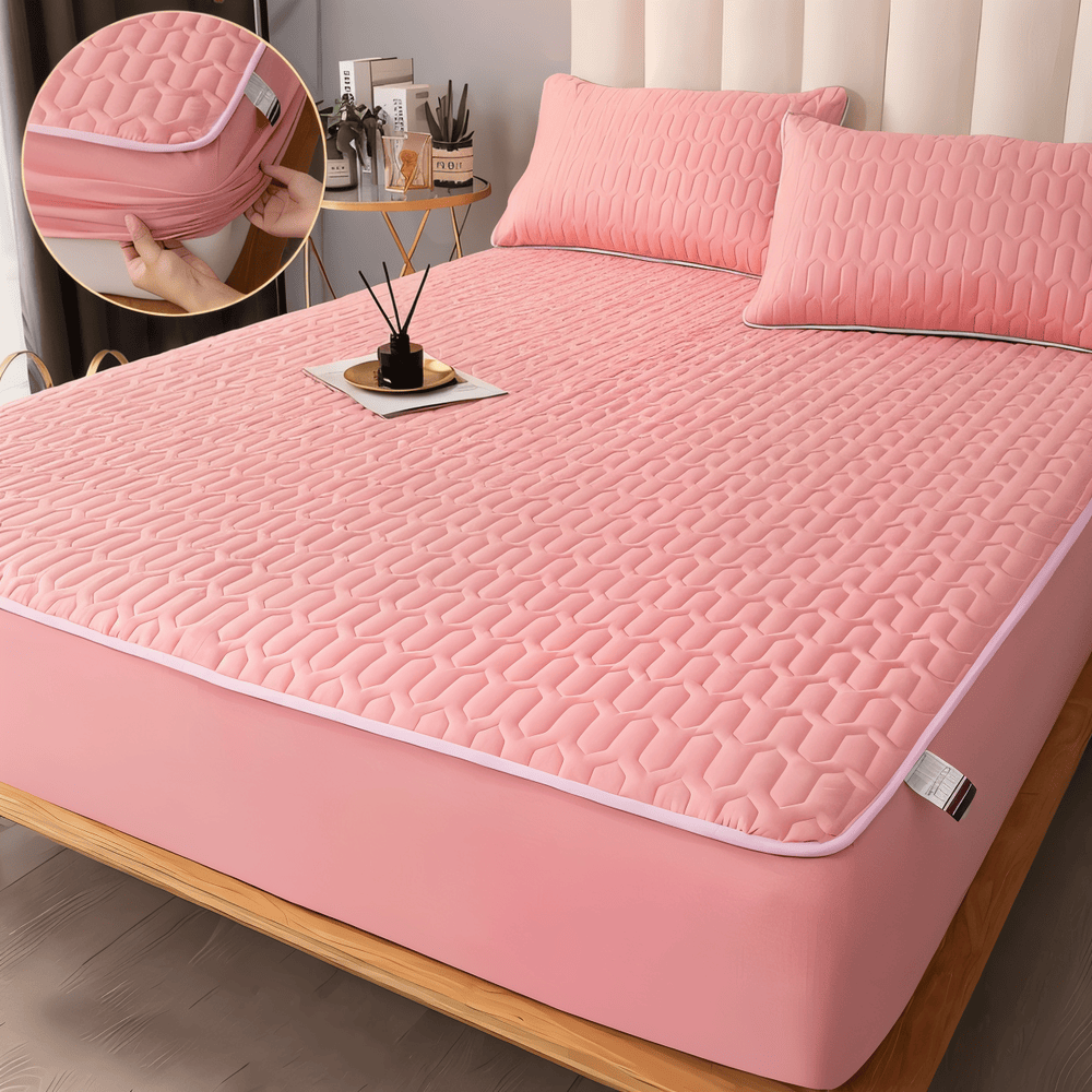 Skanto | FlexiBed madrassbeskytter – Vanntett, pustende og vaskbar med elastisk passform