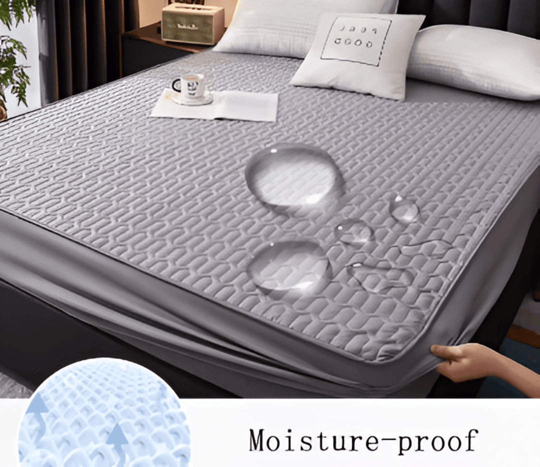 Skanto | FlexiBed madrassbeskytter – Vanntett, pustende og vaskbar med elastisk passform