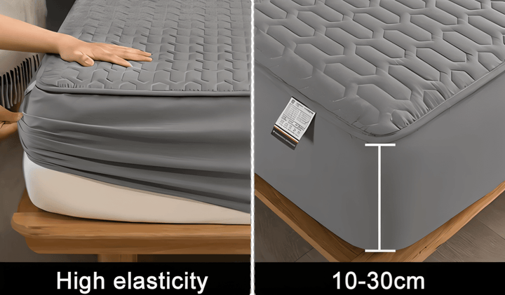 Skanto | FlexiBed madrassbeskytter – Vanntett, pustende og vaskbar med elastisk passform