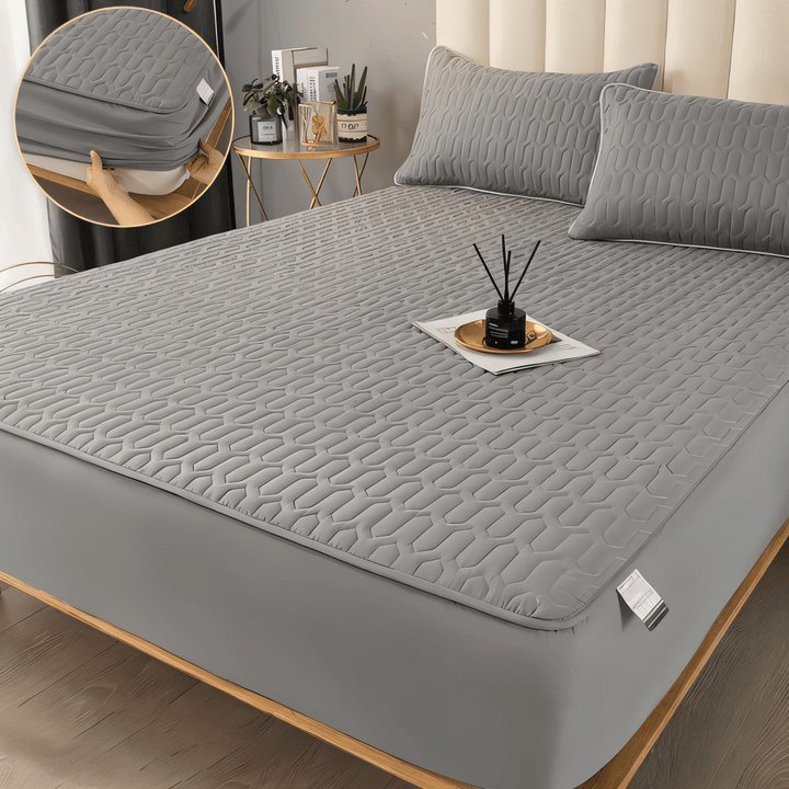 Skanto | FlexiBed madrassbeskytter – Vanntett, pustende og vaskbar med elastisk passform