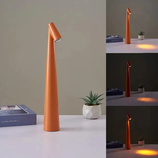 Skanto | LumiLux Bærbar Touch LED Lampe – Oppladbar, Dimbar og Slank Design