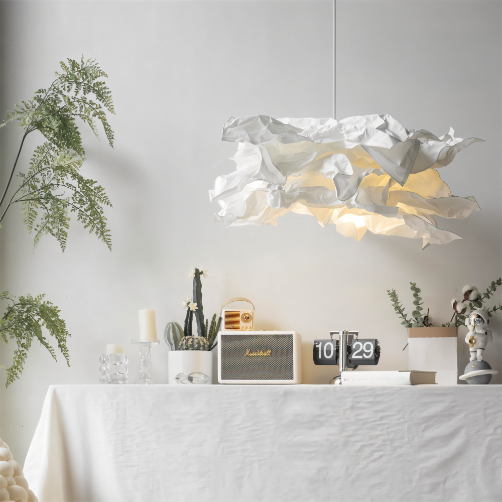 Creative Clouds Pendelleuchte – DIY papir taklampe med kunstnerisk sjarm | Skanto