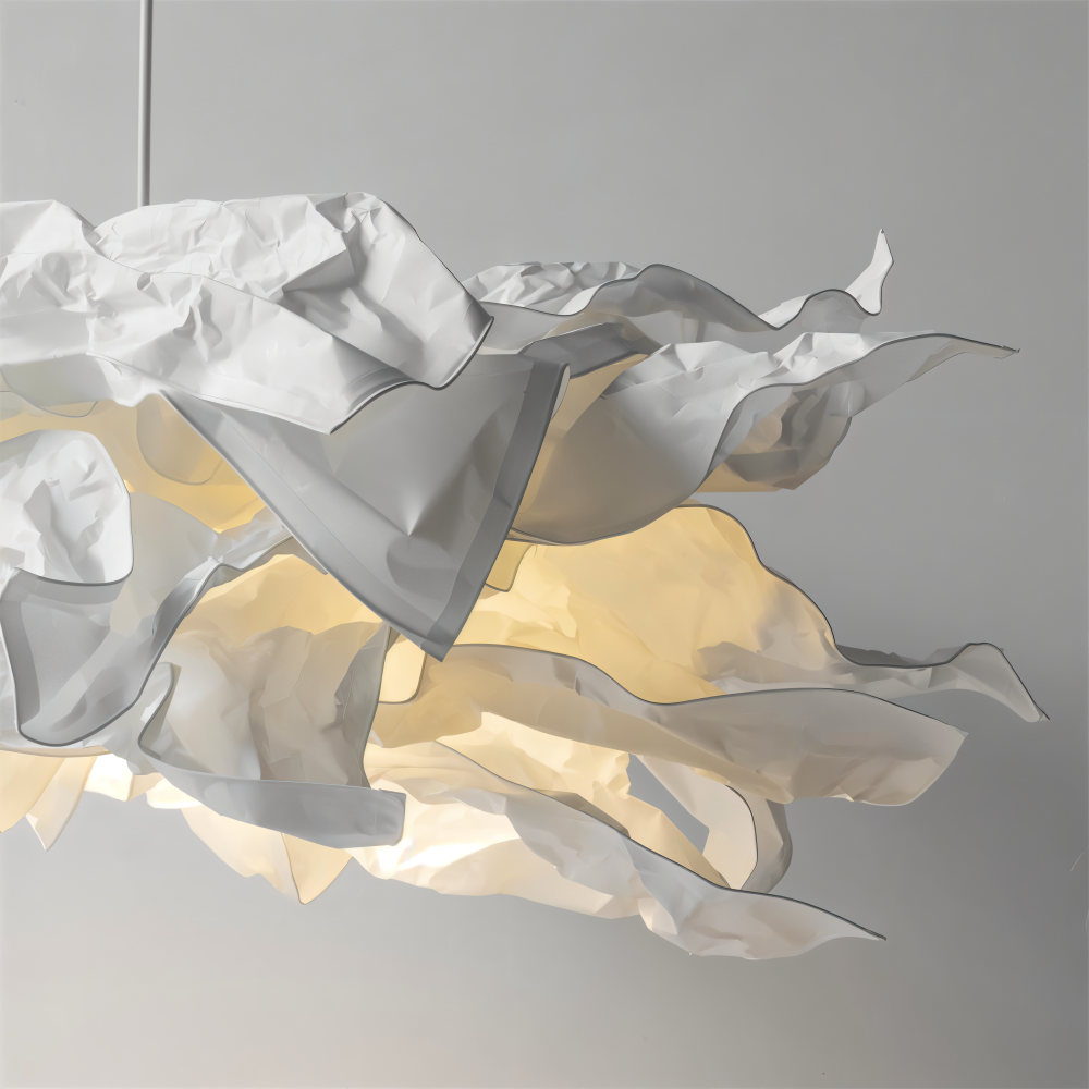 Creative Clouds Pendelleuchte – DIY papir taklampe med kunstnerisk sjarm | Skanto