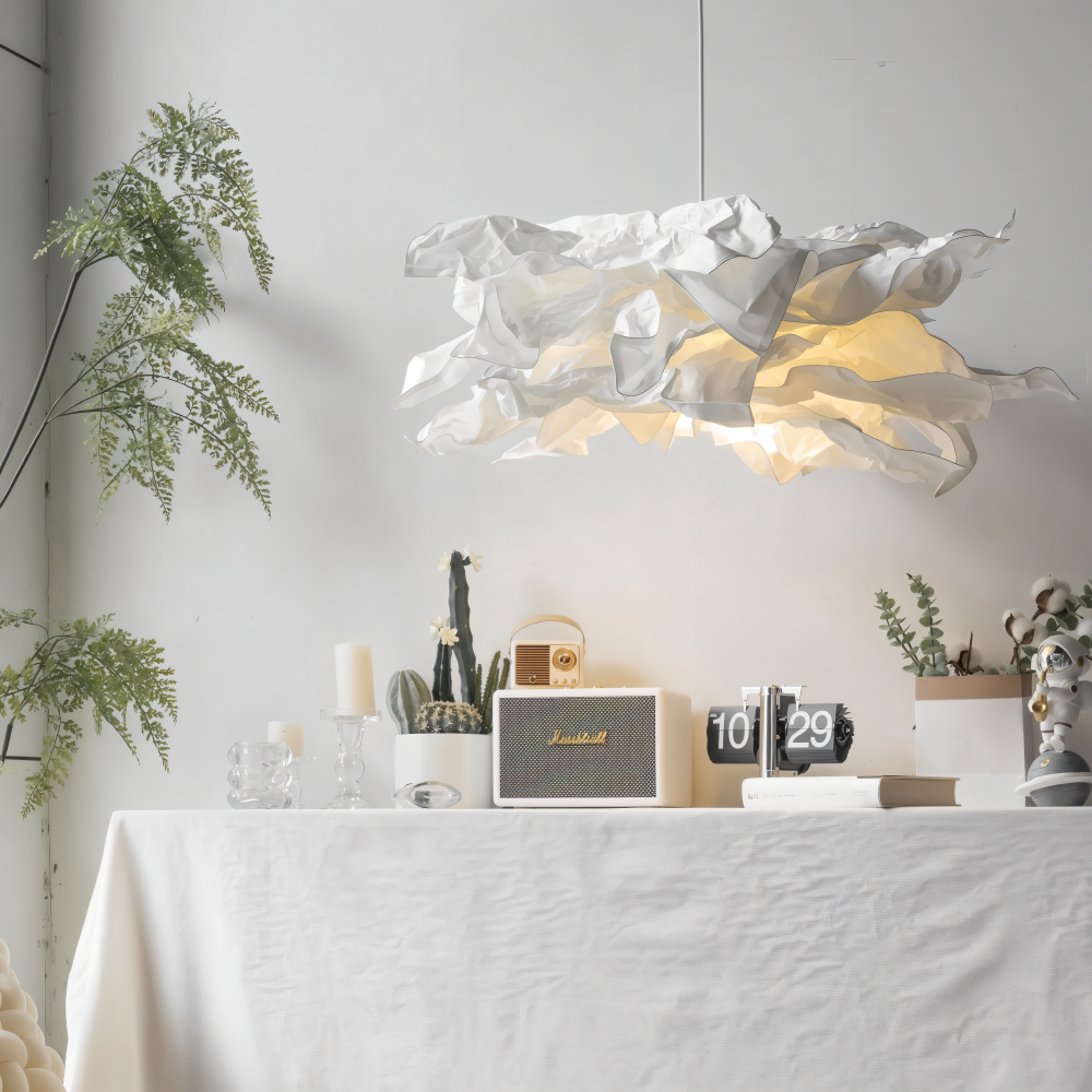 Creative Clouds Pendelleuchte – DIY papir taklampe med kunstnerisk sjarm | Skanto