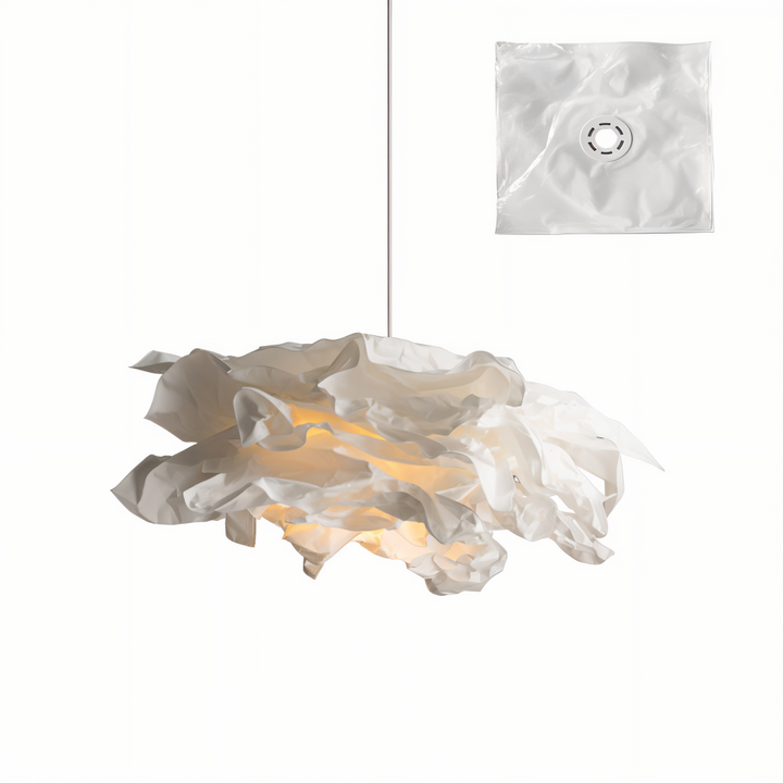 Creative Clouds Pendelleuchte – DIY papir taklampe med kunstnerisk sjarm | Skanto