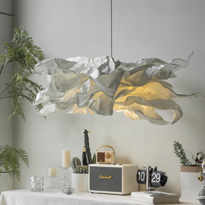 Creative Clouds Pendelleuchte – DIY papir taklampe med kunstnerisk sjarm | Skanto